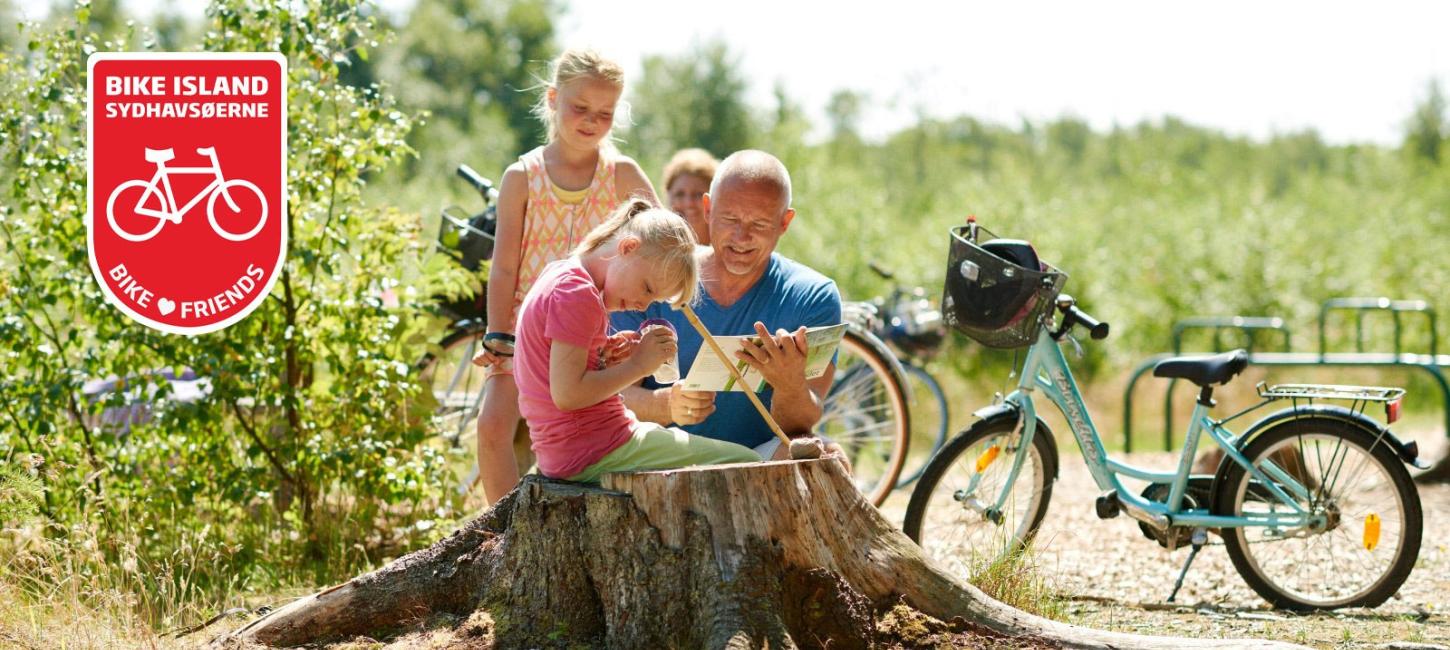 Bike Friends familie på cykeltur